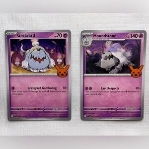 Pokémon Cards Trick or Trade - Greavard and Houndstone Set